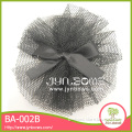 Black net cloth fabric haie decorative hair bow clips